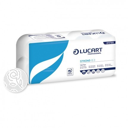 Toalettpapír 13 Lucart Strong 8.3 8tek 811789