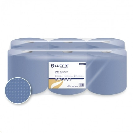 Kéztörlő papír belső tekerésű Lucart Easy Blue 19CF 861096